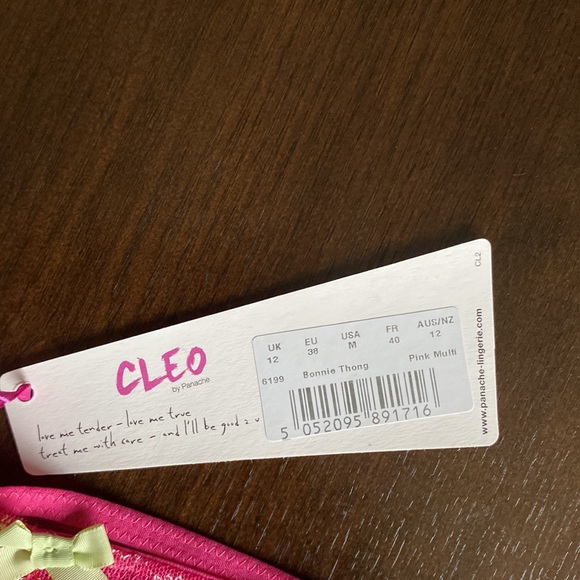 Cleo by Panache Bonnie Thong Pink - Picture 2 of 4